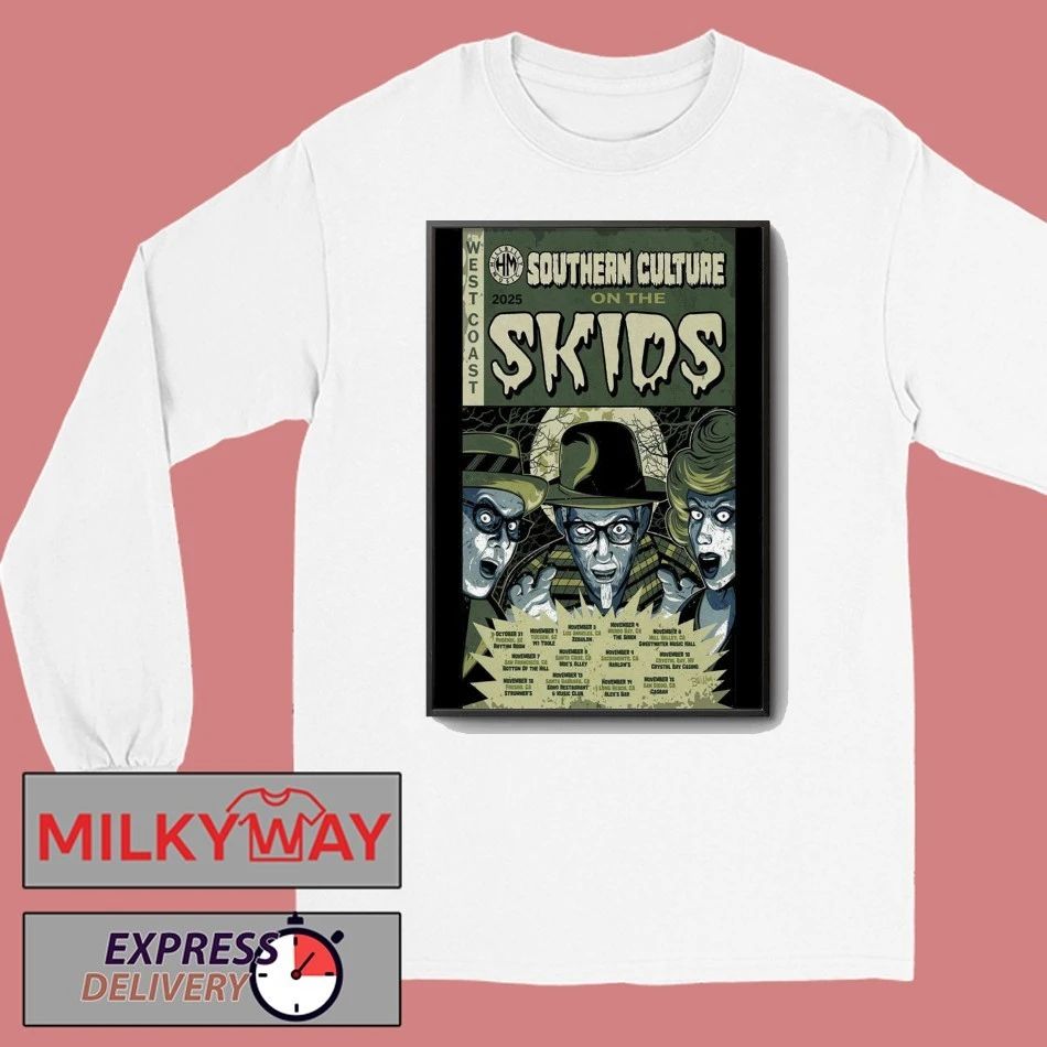 Southern Culture On The Skids West Coast 2025 Shows Poster shirt