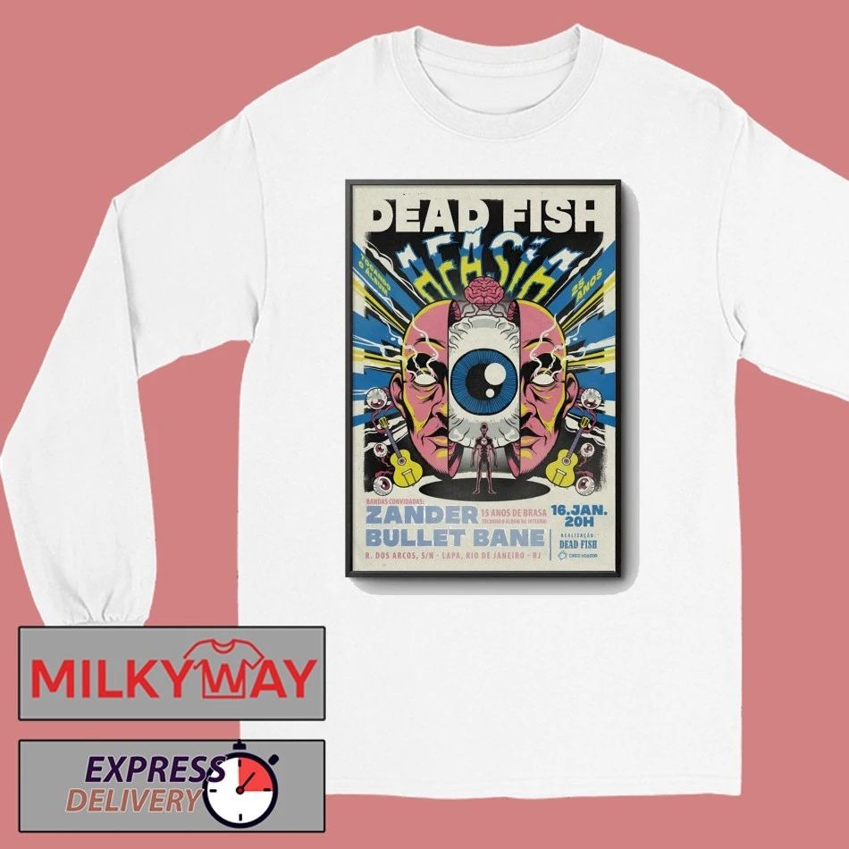 Dead Fish 1.16.2026 Rio De Janeiro RJ Poster shirt