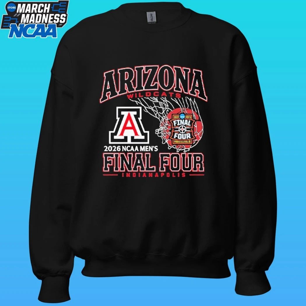 Arizona Wildcats 2026 NCAA Men’s Final Four Indianapolis Shirt