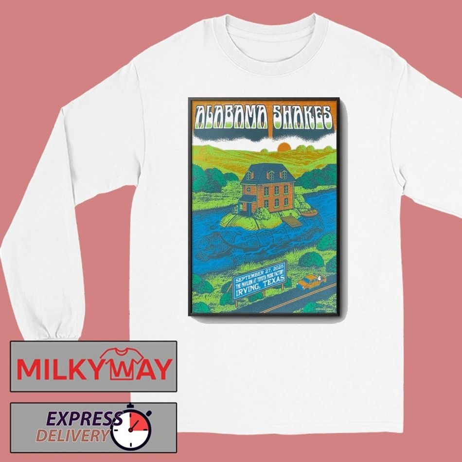 Alabama Shakes Sept 27 2025 Toyota Music Factory Irving, TX Poster shirt