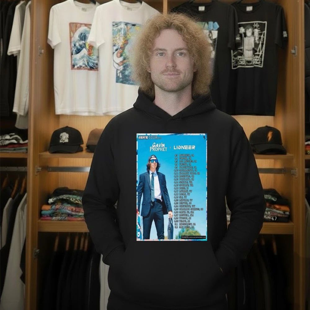 Gavin Prophet & Lioneer April 2026 Poster Shirt