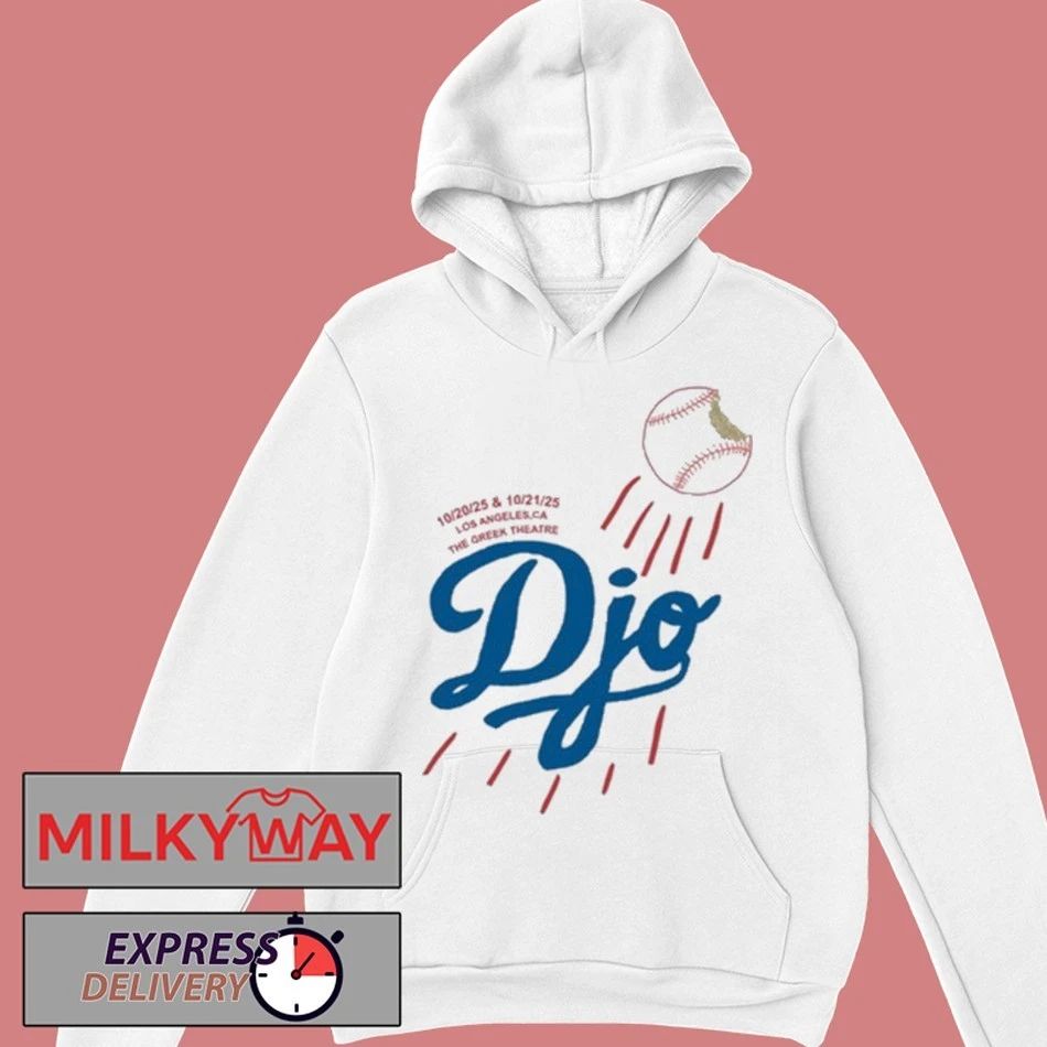 DJO w Post Animal Oct 20, 2025 Los Angeles, CA Tour shirt