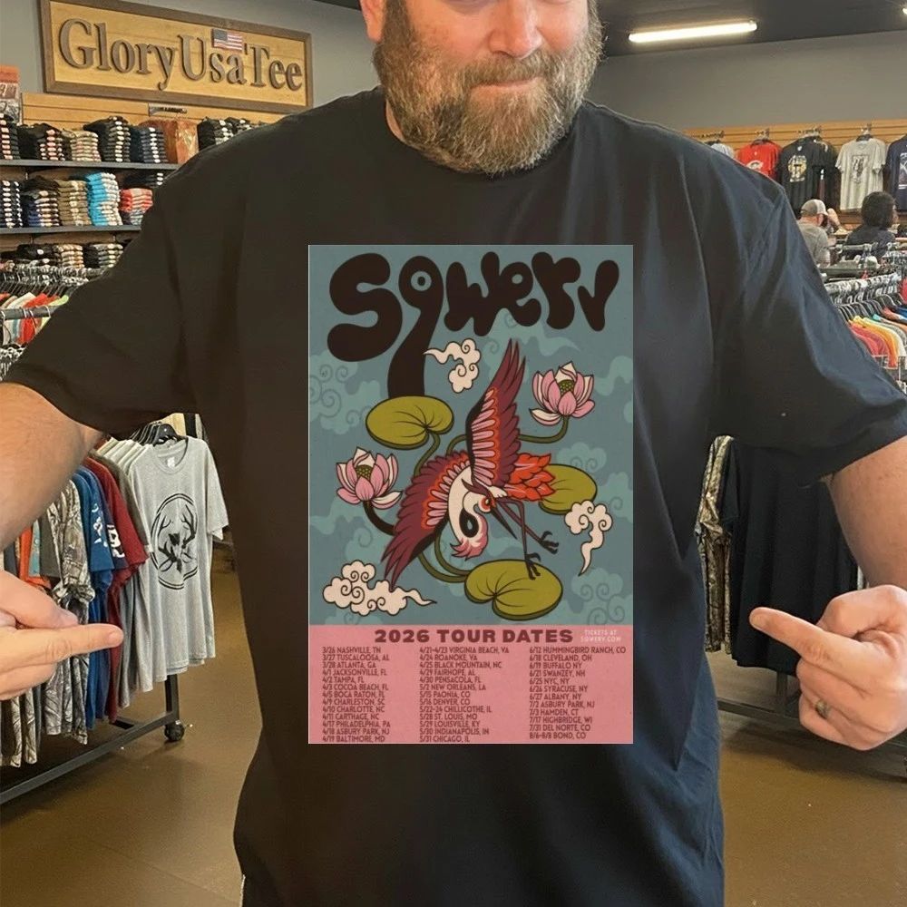 Sqwerv Summer Tour 2026 Poster Shirt