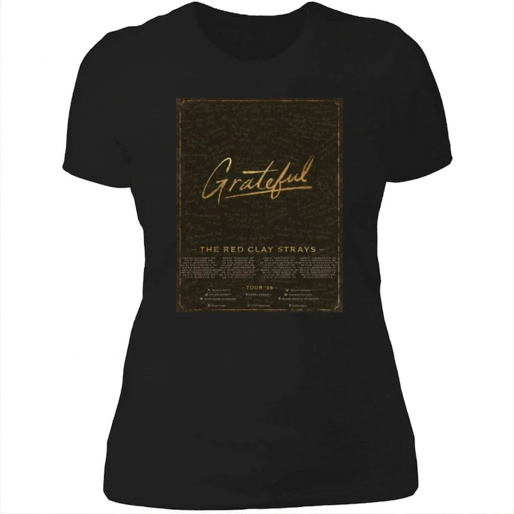 Red Clay Strays Grateful Tour 2026 Schedule Tour Dates Poster Shirt