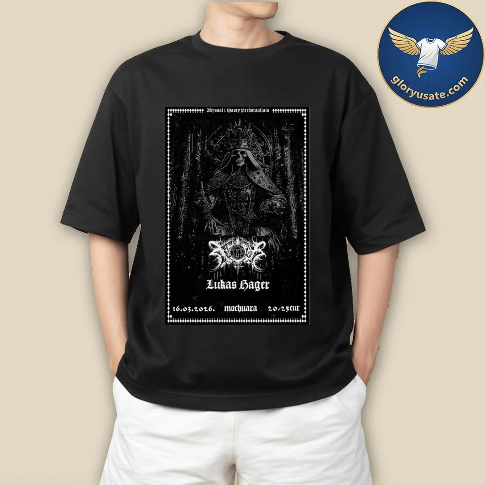 Lukas Hager March 16 2026 Mocvara Poster Shirt