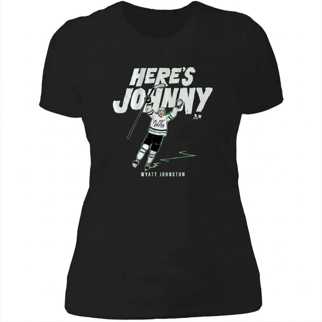 Wyatt Johnston Here’s Johnny Hockey Shirt