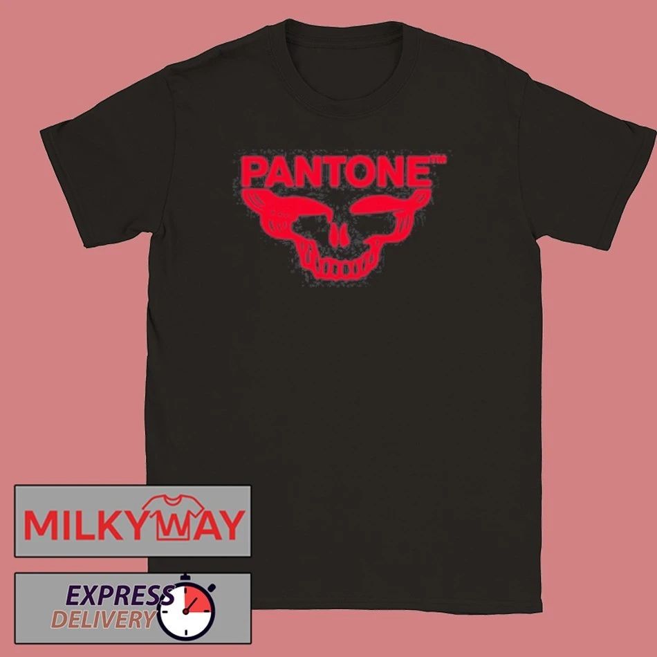 PANTONE™ Grateful Red SYF Stealie Blue shirt