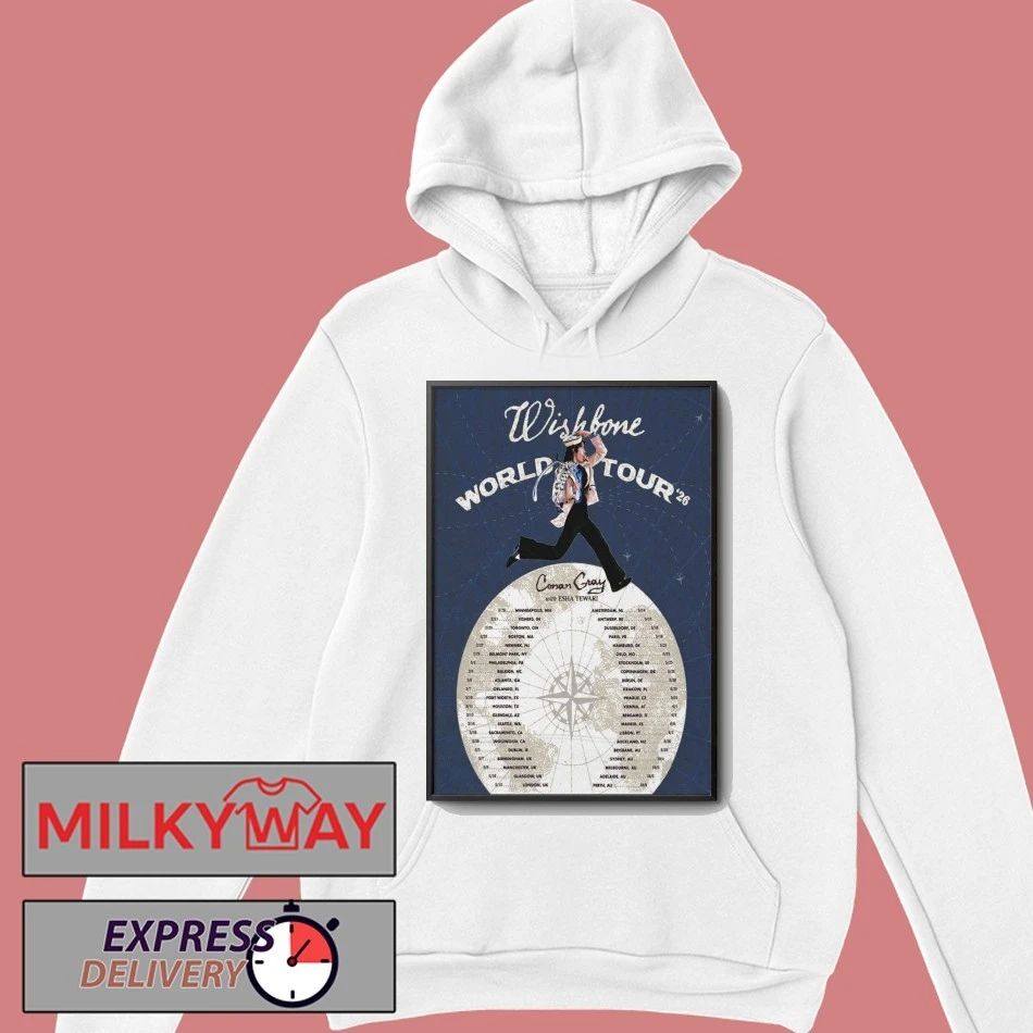 Conan Gray Wishbone World Tour 2026 Poster shirt
