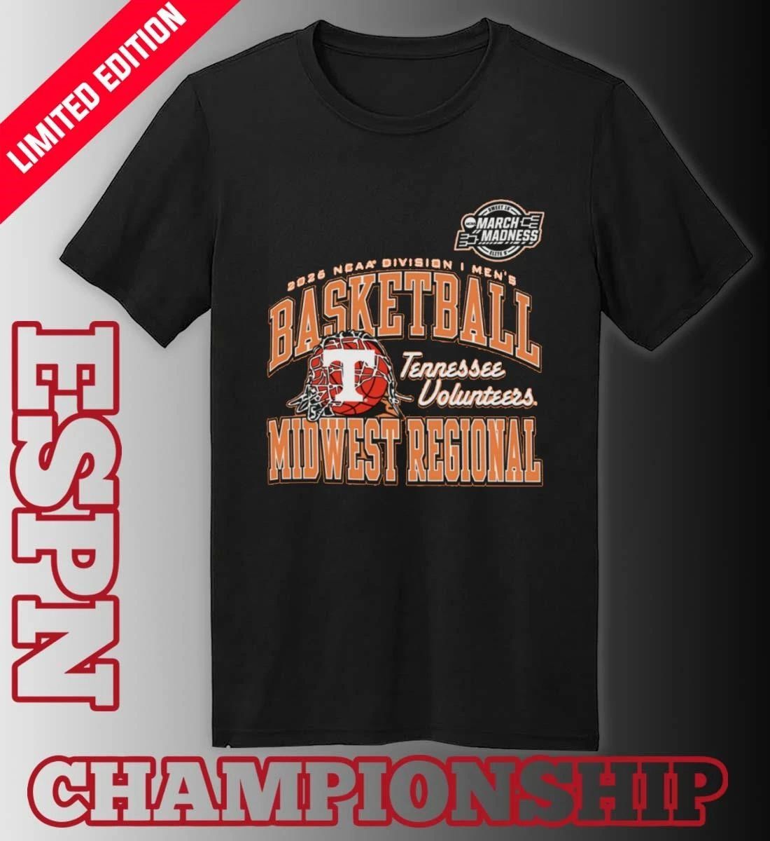 Tennessee Volunteers 2026 NCAA DI Men’s Basketball Sweet 16 – Midwest Regional T-Shirt
