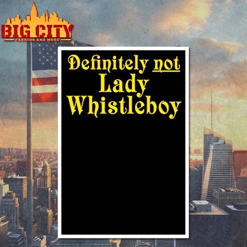 Eric Perkins Definitely Not Lady Whistleboy T-shirt