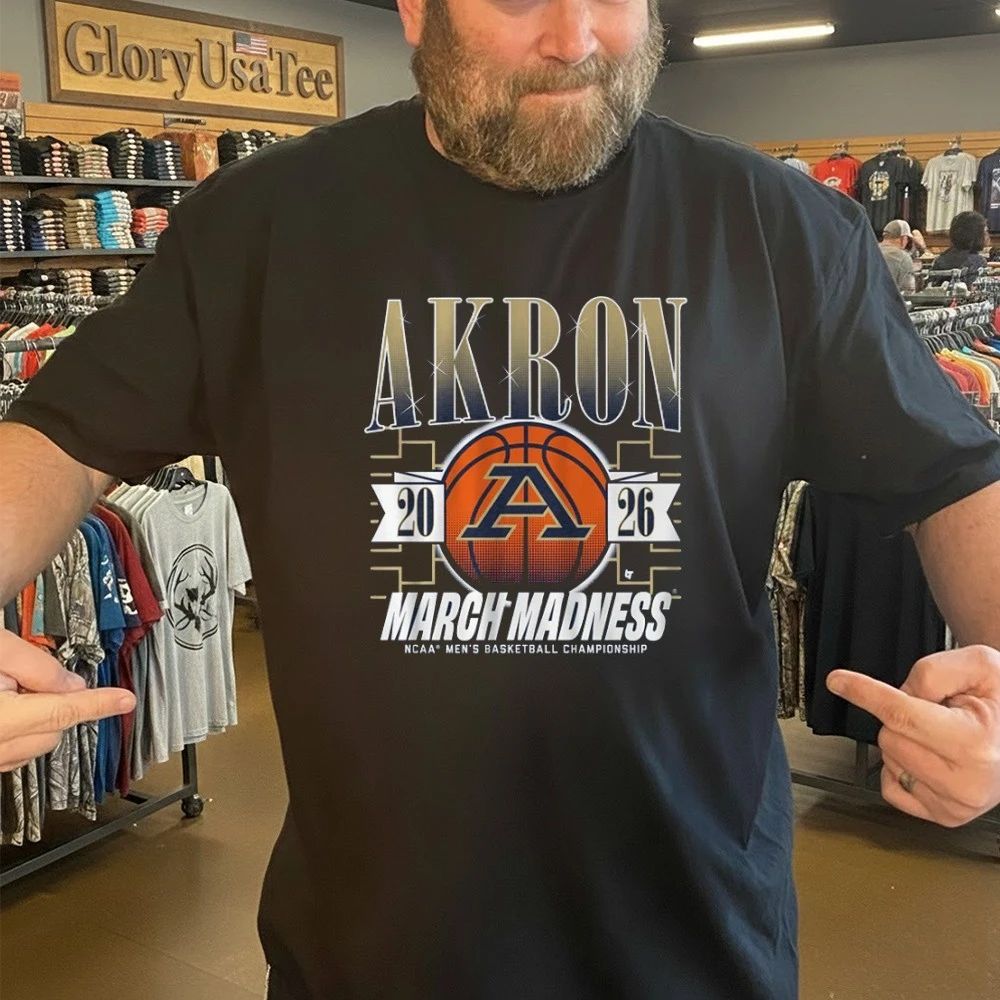 Akron Zips MBB 2026 March Madness NCAA Men’s Basketball Championship Shirt