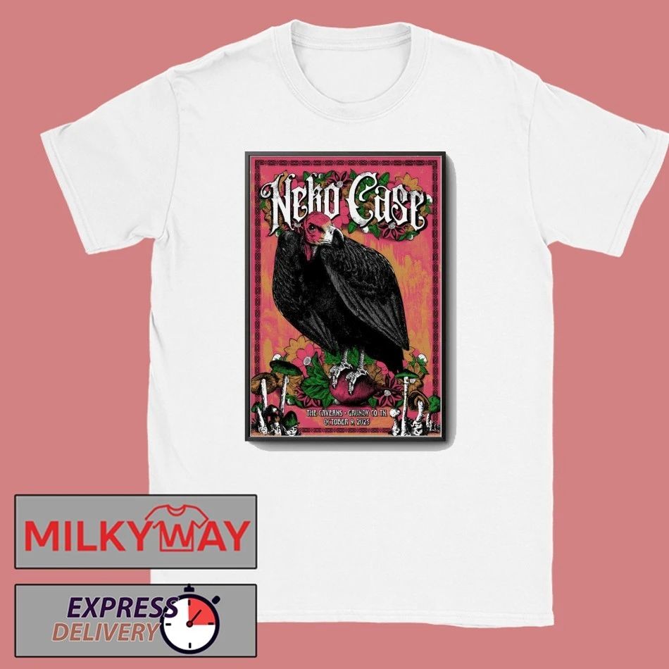 Neko Case Oct 9 2025 The Caverns in Pelham TN Poster shirt