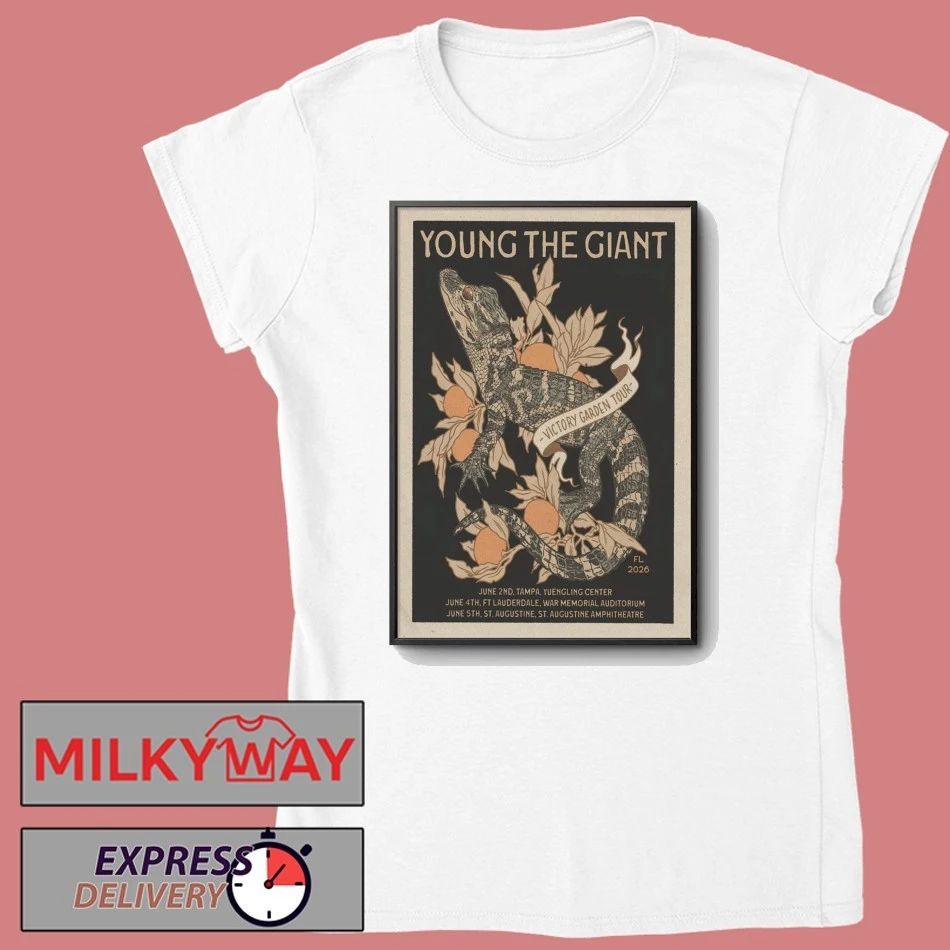 Young The Giant FT Lauderdale FL Jun 4 2026 Poster shirt