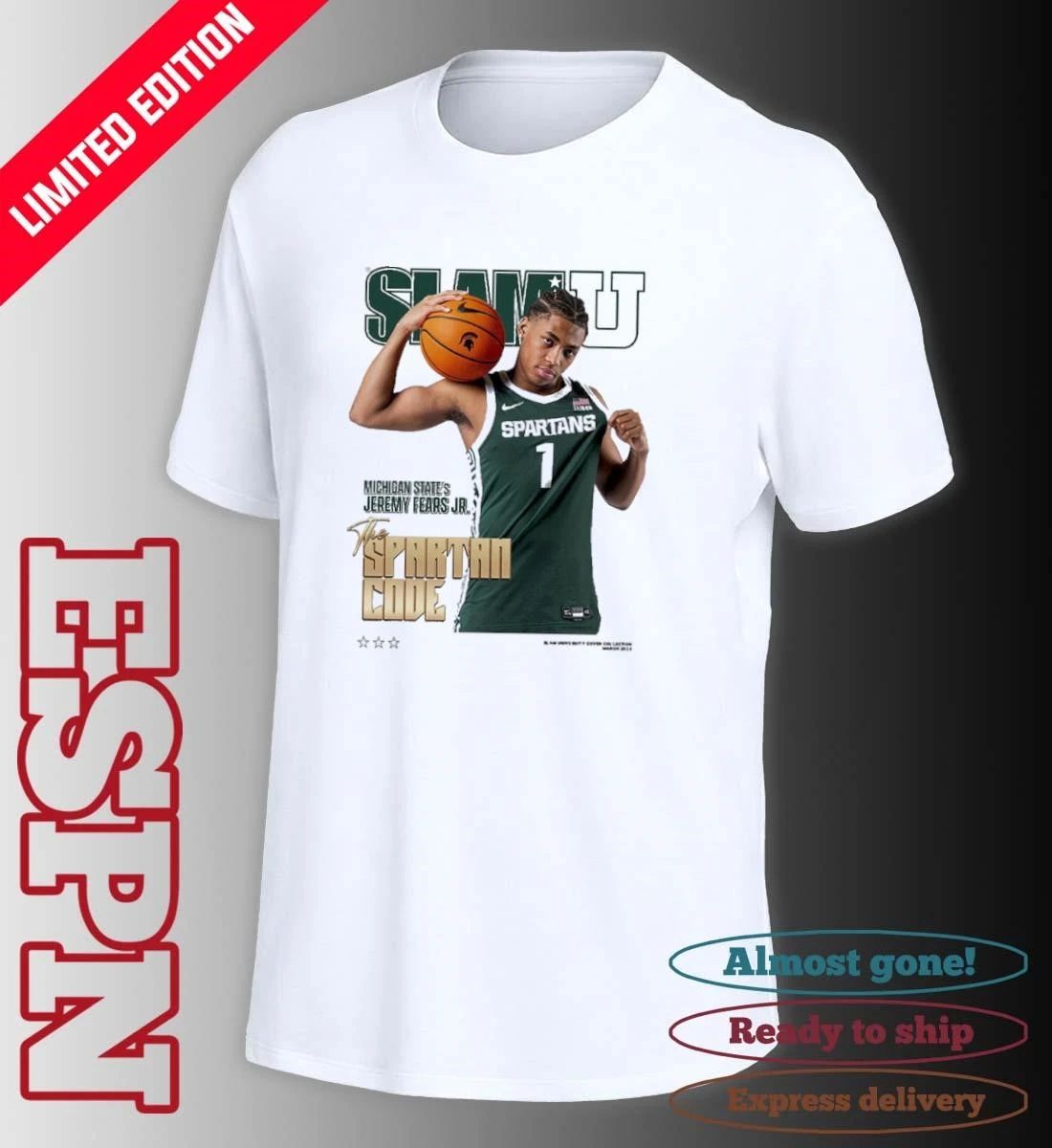 SLAM Jeremy Fears Jr The Spartan Code Shirt