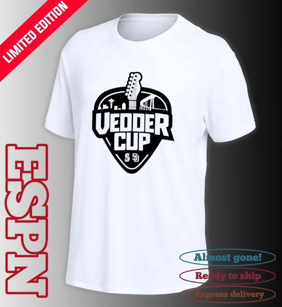 Mariners vs Padres The Vedder Cup 2026 Shirt