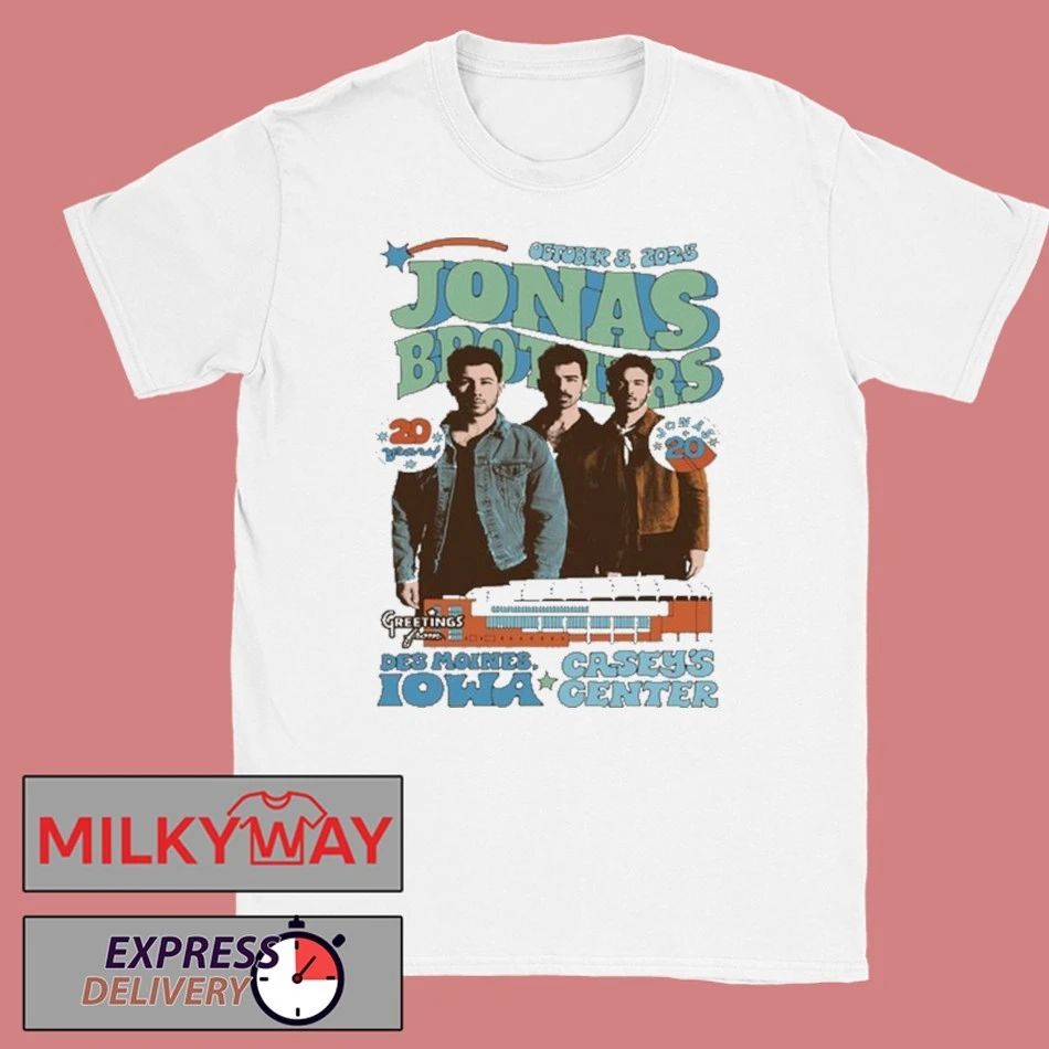 Jonas Brothers Des Moines, IA Oct 05 2025 Shirt