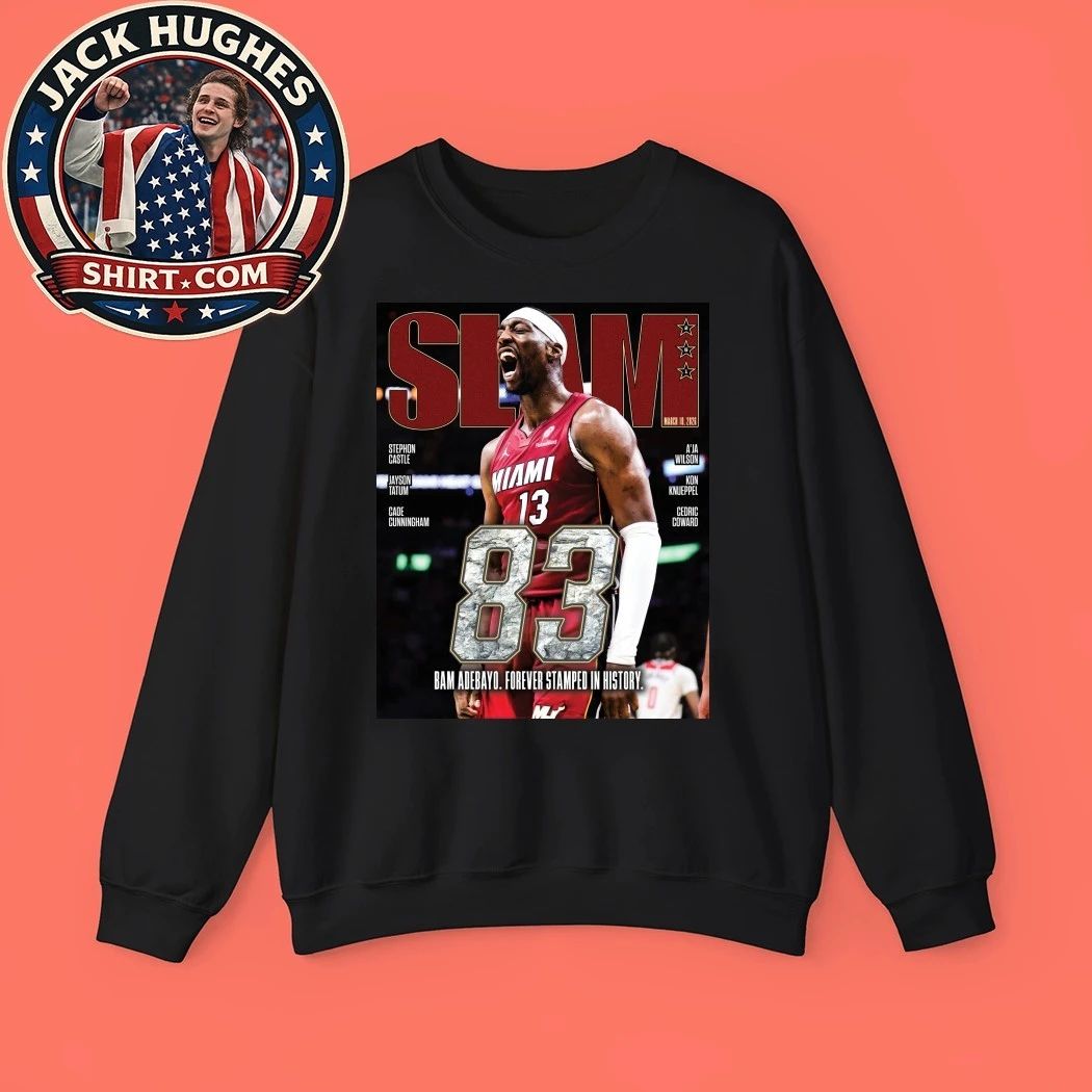 SLAM #261, honoring the historic milestone of Miami Heat player Bam Adebayo Shirt