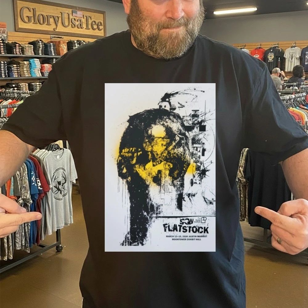 Flatstock March 13-15 2026 Austin Marriot Poster Shirt
