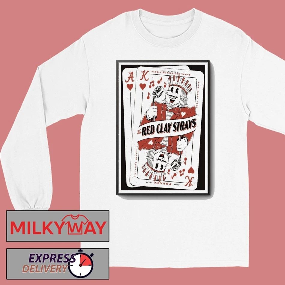 The Red Clay Strays Dec 4 2025 Las Vegas NV Poster shirt