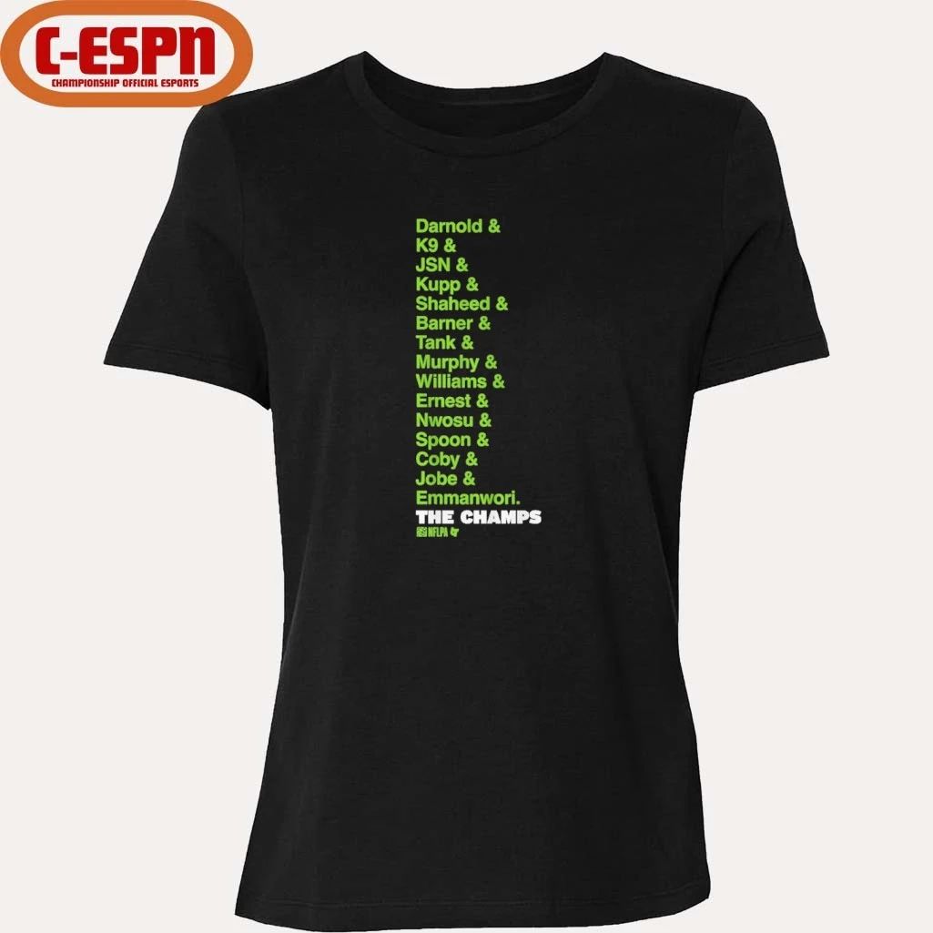 Seattle Football World Champions List Shirt