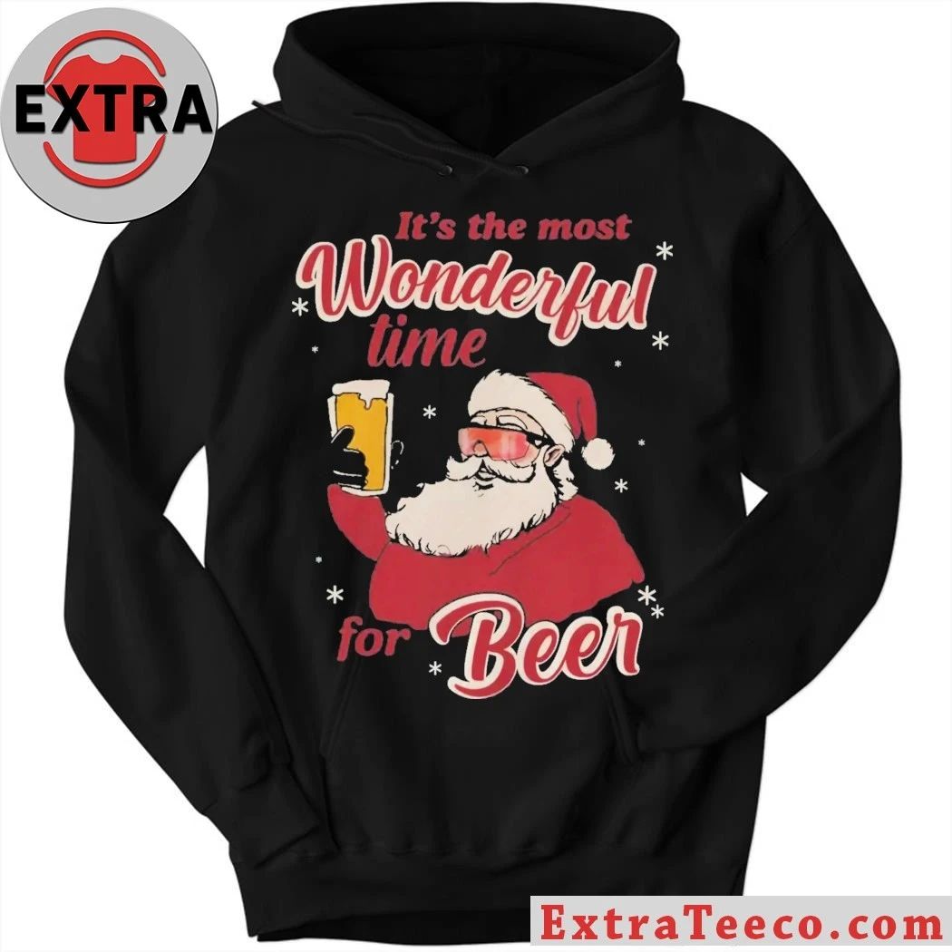 Santa Claus It’s The Most Wonderful Time For Beer Shirt