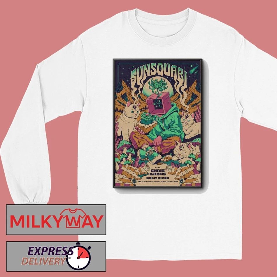 Sunsquabi Tour Denver CO On Jun 13 2026 Poster shirt