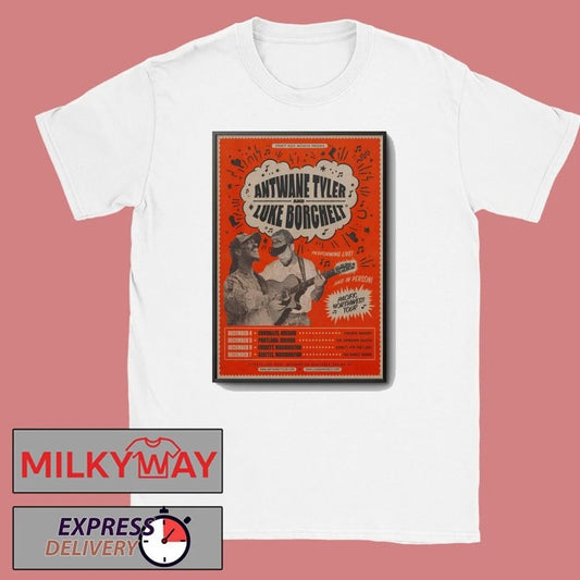 Antwane Tyler And Luke Borchelt Pacific Northwest Tour 2025 Poster shirt