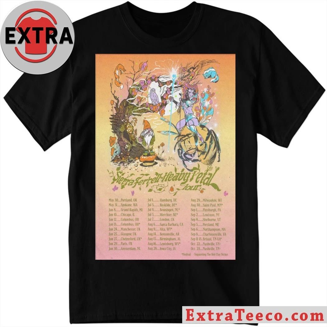 Sierra Ferrell 2026 The Heavy Petal Concert Poster Shirt