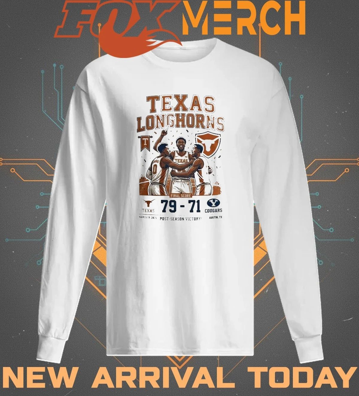 Texas Longhorns Final Score Post-Season Victory t-shirt