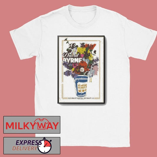 David Byrne Sep 30 2025 Radio City Music Hall New York Poster shirt