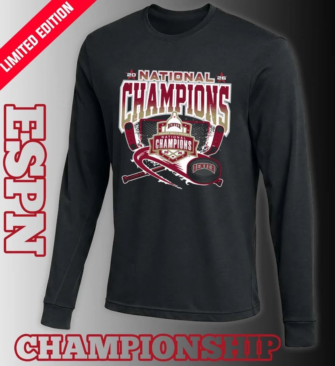 Denver Men’s Ice Hockey NCAA National Champions Vintage 2026 Shirt