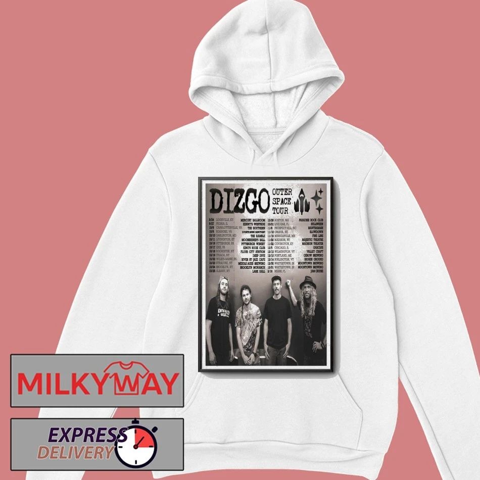 DIZGO Outer Space Tour 2025 Poster shirt
