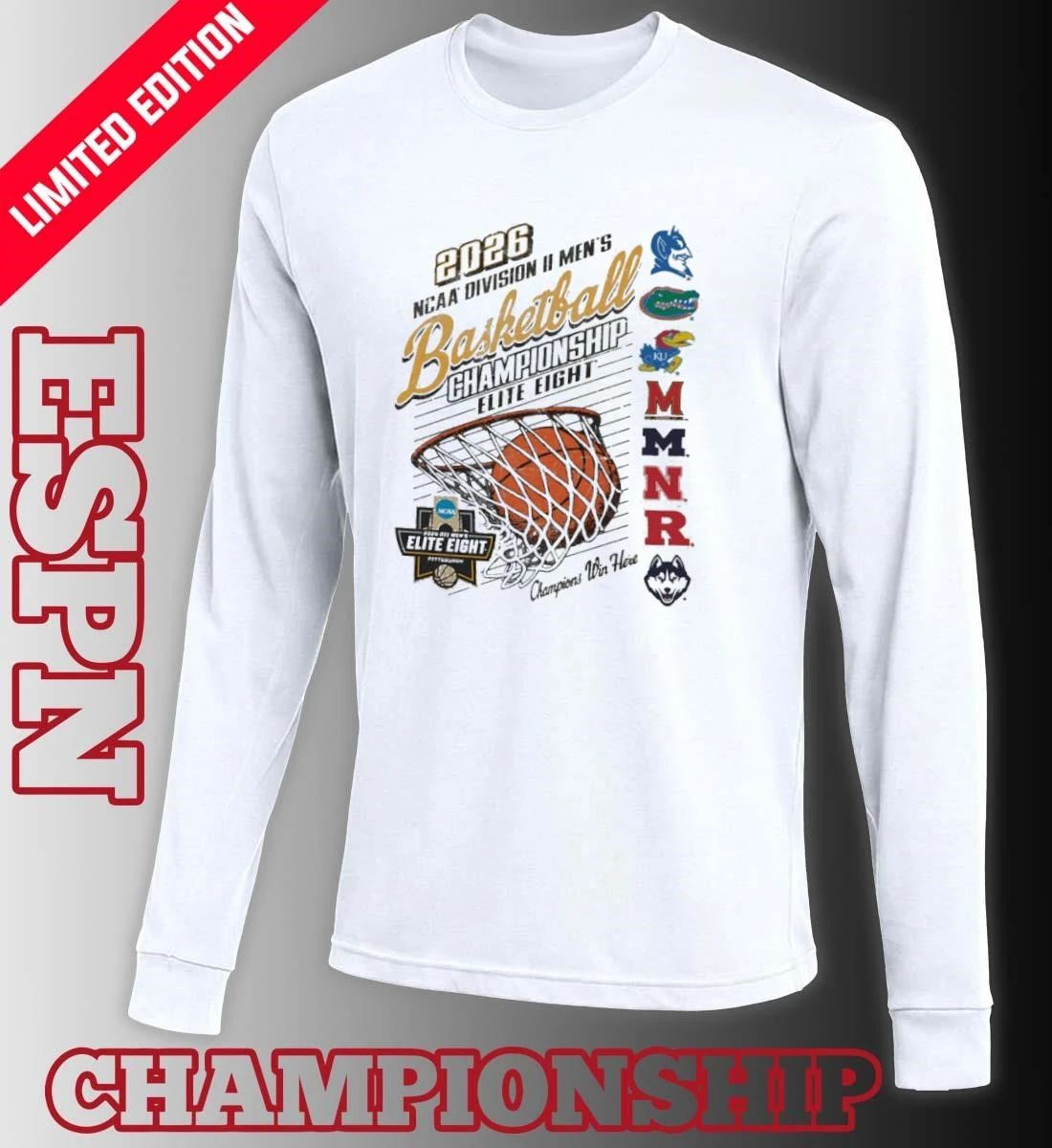 Elite Eight 2026 NCAA DII Men’s Basketball Championship T-Shirt