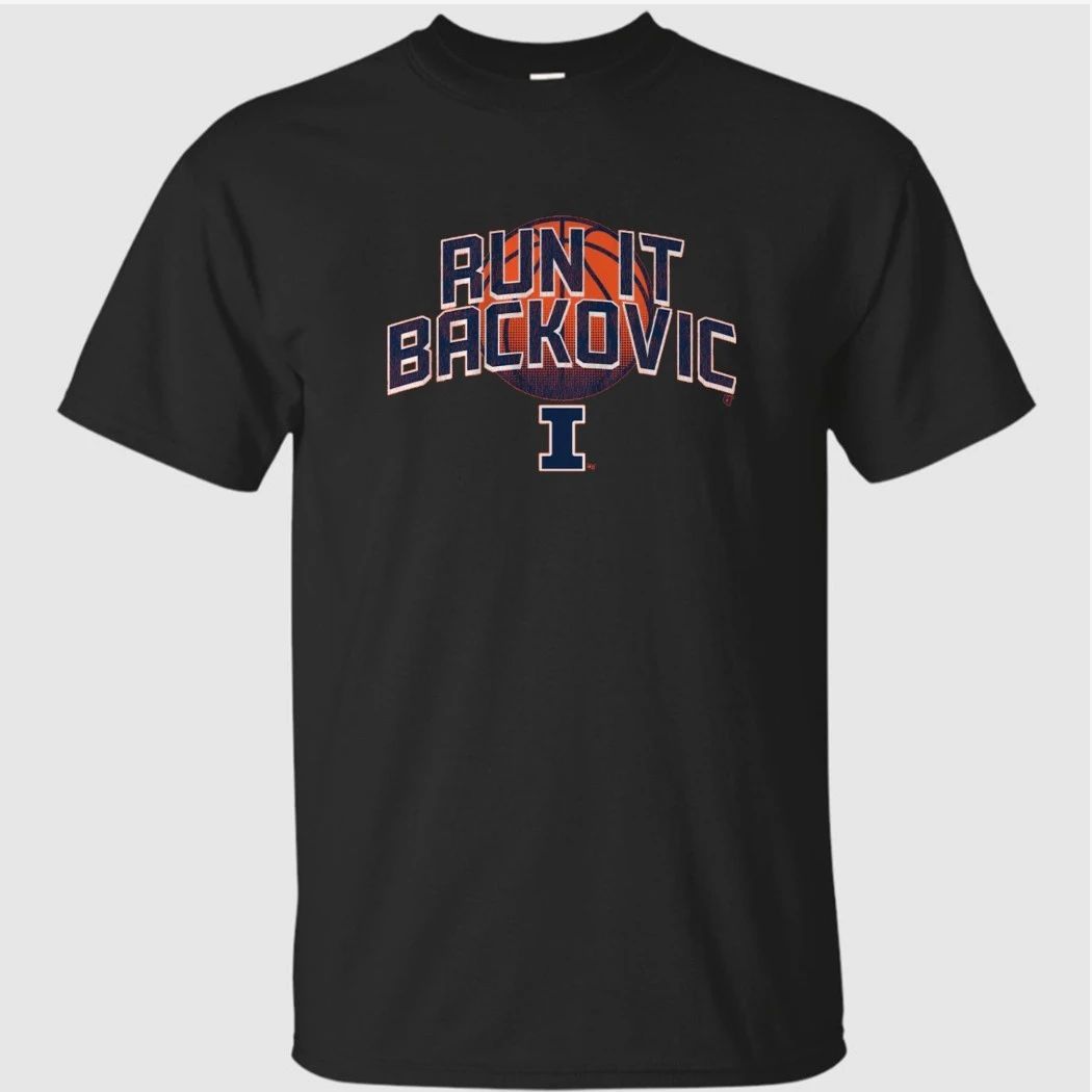 Illinois Basketball Run It Backovic Shirt