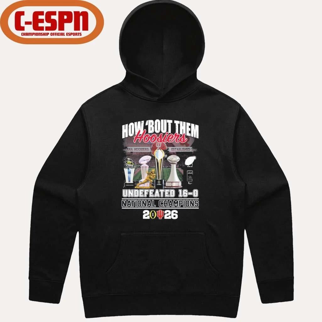 IU Football How ‘Bout Them Hoosiers National Champions Shirt