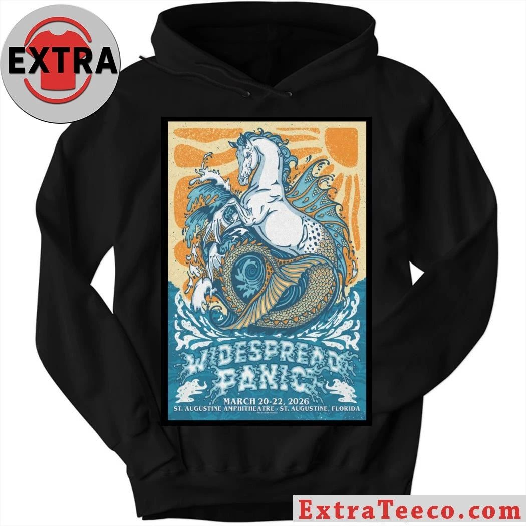 Widespread Panic at the St Augustine Amphitheatre in St Augustine, FL Mar 20-22, 2026 Poster Shirt
