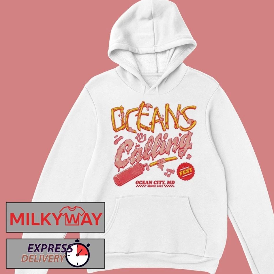 Oceans Calling Festival 2025 Ocean City MD Fries Lineup shirt