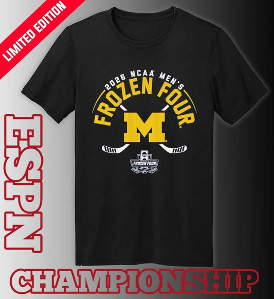 Michigan Men’s Hockey 2026 Frozen Four Bound Shirt