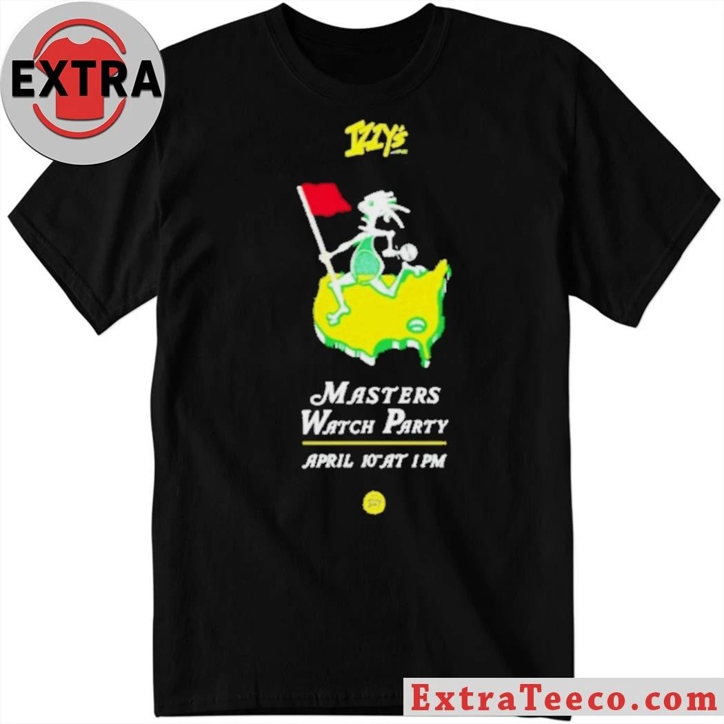 Izzy’s Masters Party April 10th 1PM Golf Event Shirt