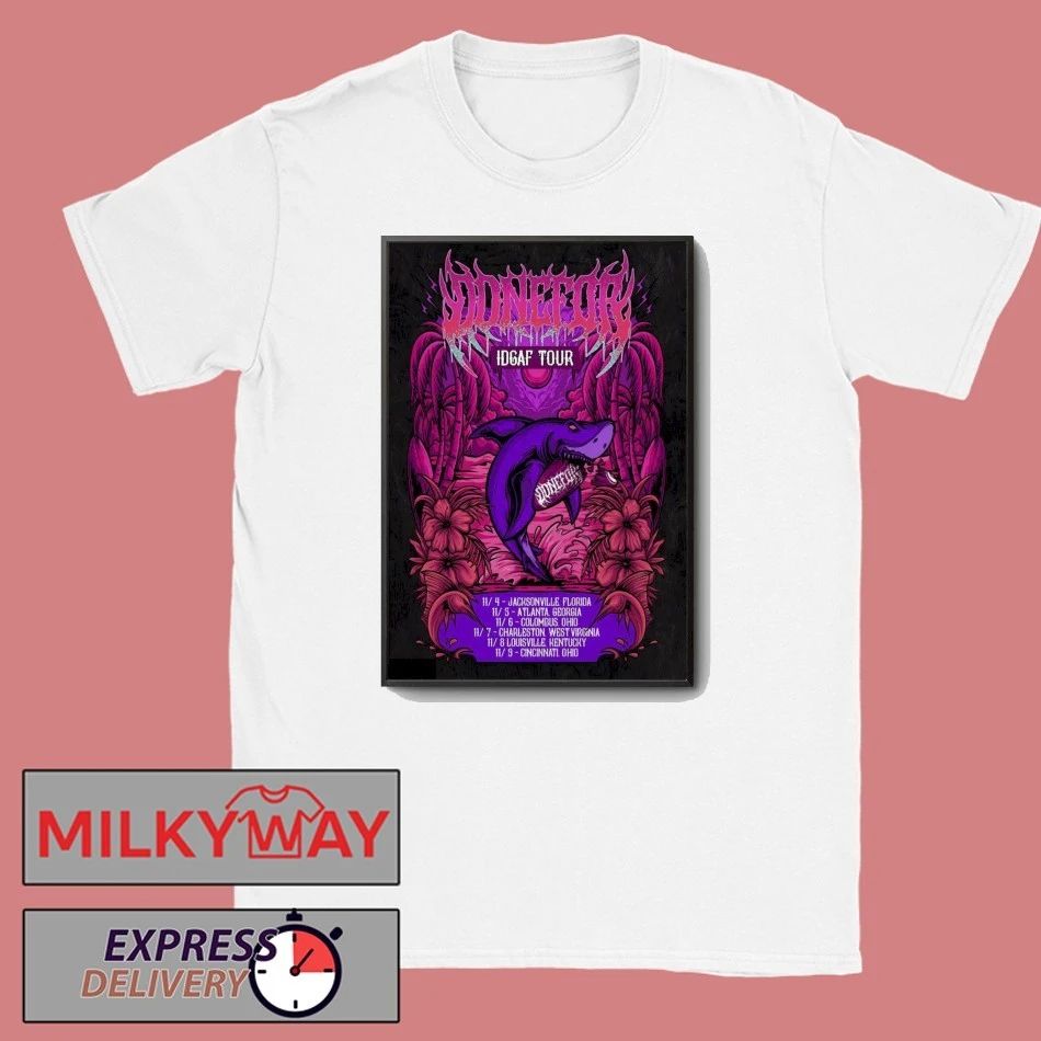 DONEFOR Idgaf Tour 2025 Poster shirt