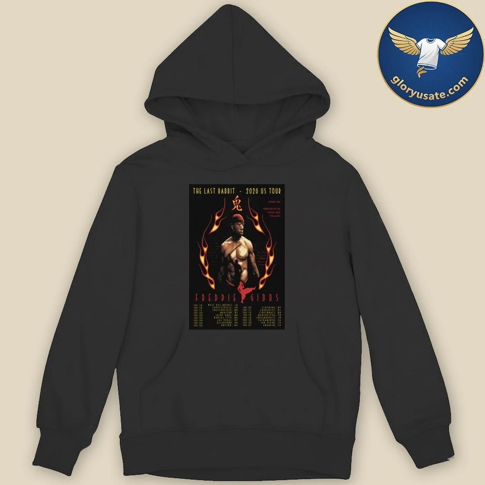 Freddie Gibbs US 2026 The Last Rabbit Tour Poster Shirt