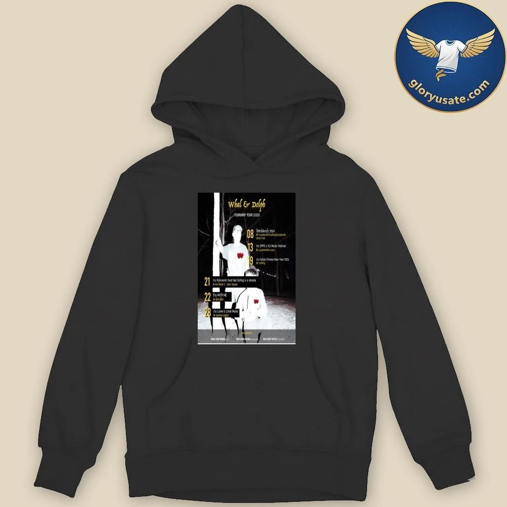 Whal & Dolph February Tour 2026 Poster Shirt
