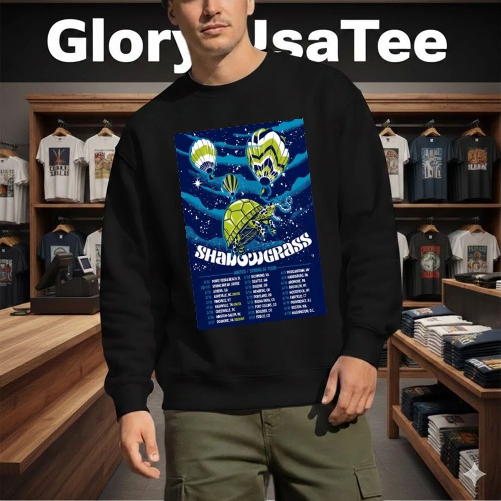 Shadowgrass Tour Winter Spring 2026 Poster Shirt