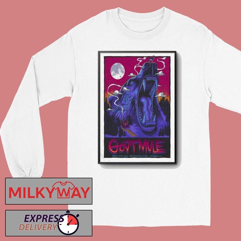Gov’t Mule Denver CO March 27 2026 Poster shirt