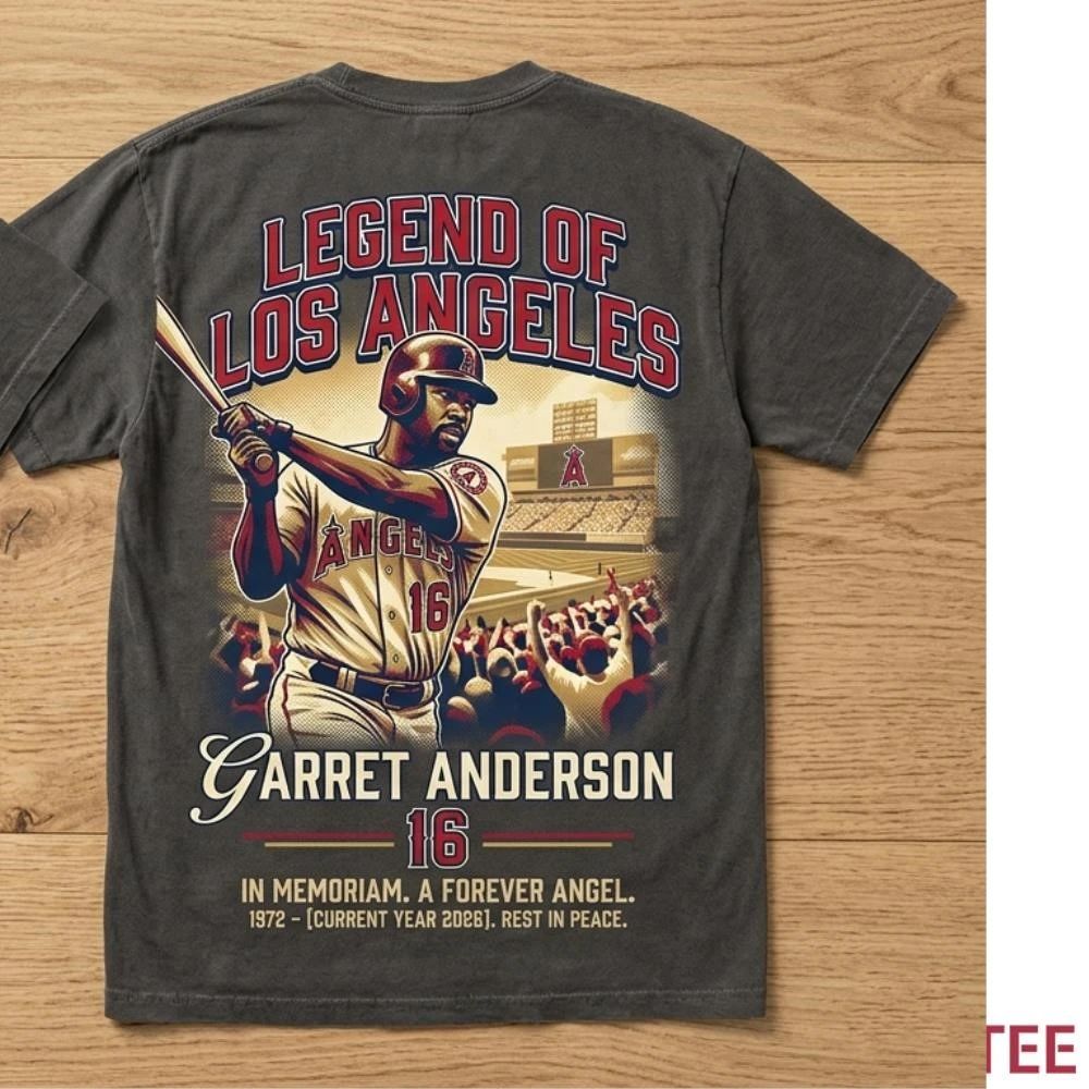 2026 RIP Los Angeles Angels outfielder Garret Anderson 16 shirt