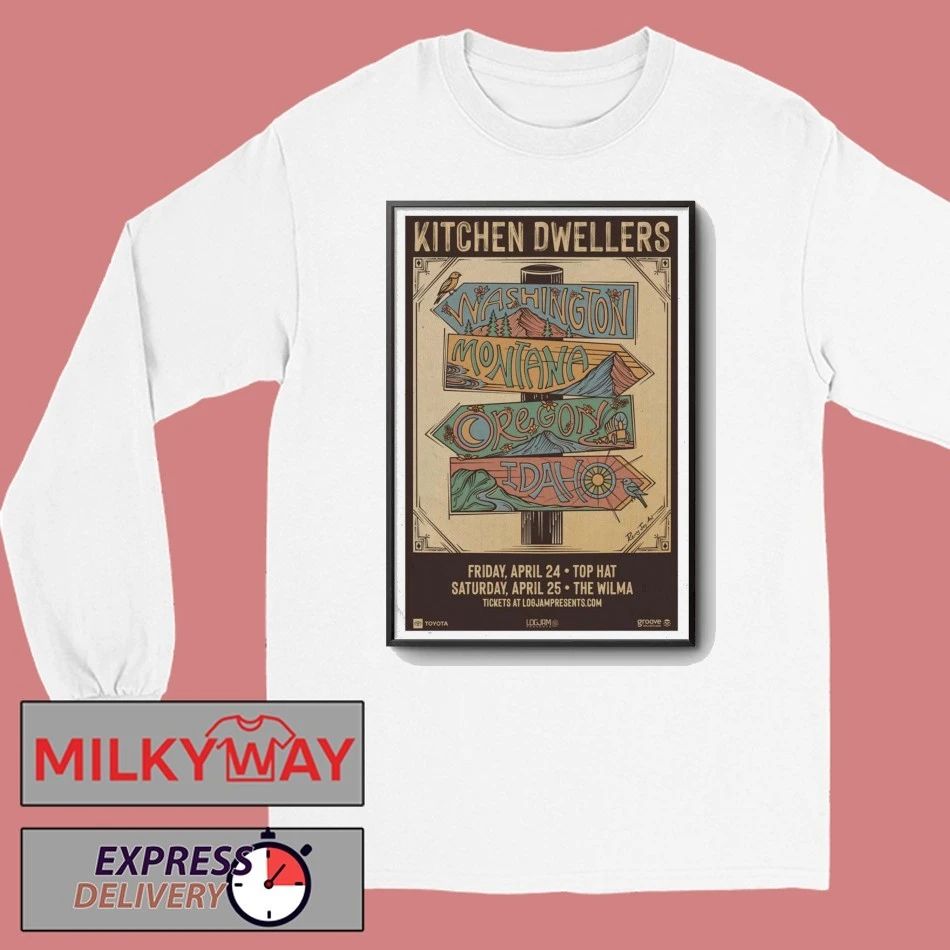Kitchen Dwellers Apr 24 2026 Poster shirt
