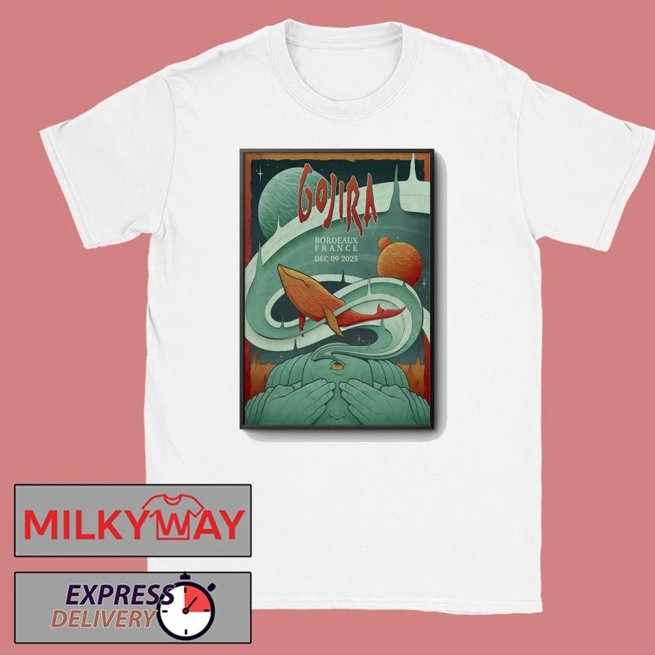 Gojira At Arkéa Arena On Dec 9 2025 Poster shirt