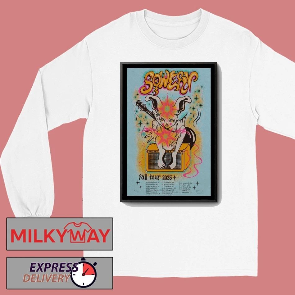 Sqwerv Fall Tour 2025 Poster shirt