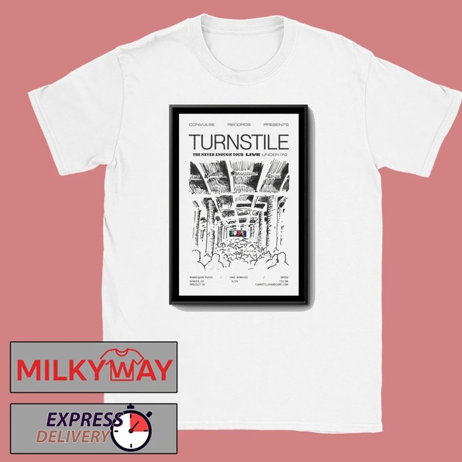 Turnstile Sep 30, 2025 Project 70 Under The Bridge. Denver, CO Poster shirt
