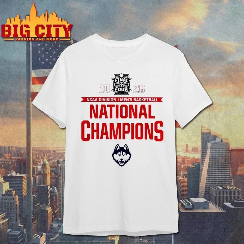 UConn Huskies 2026 NCAA Division I Men’s Basketball Final Four National Champions classic Shirt